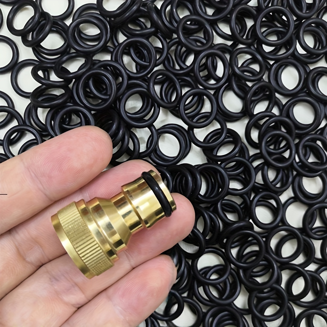 

50pcs Car Wash -ring Sealing Gasket, Silicone Gasket, Faucet Quick Connector Water Gun Maintenance Accessories.