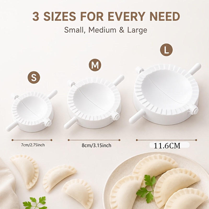 TEMU 3 pezzi/Stampo per ravioli in plastica, macchina per ravioli , uso e conveniente, gadget da cucina