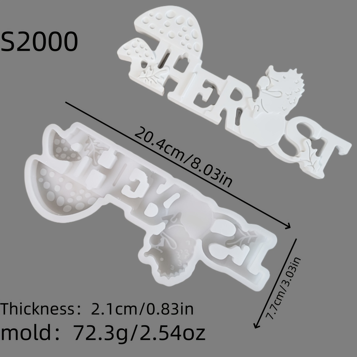 Image of Resin Silicone Mold Autumn 3d Decorative Silicone Mold Diy Candle Silicone Mold Gypsum Decorative Silicone Mold Home Decoration Epoxy Resin Mold 72.3