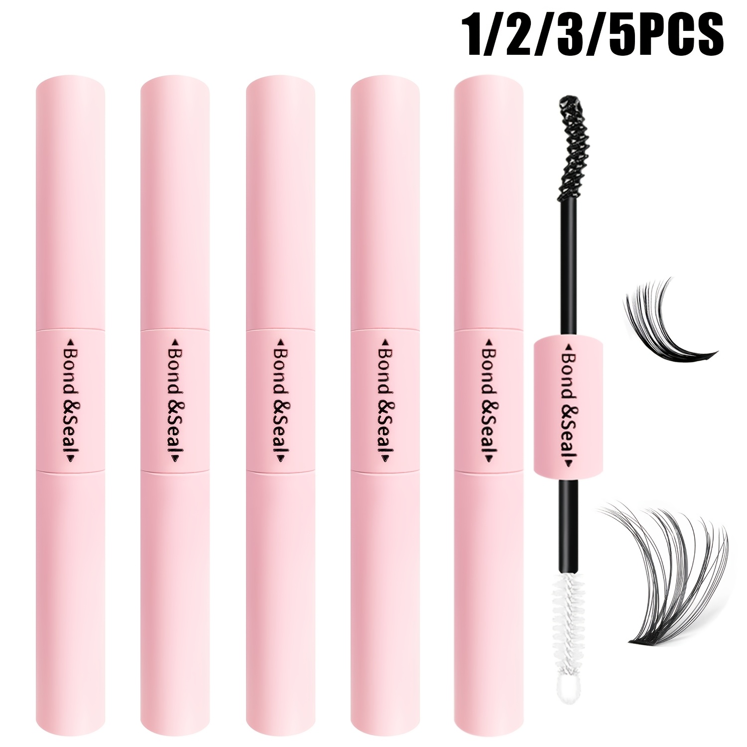 2 in 1 false eyelash   cluster lash   1 tube 2 tubes 3 tubes 5 tubes discount for bulk purchase strong   for secure hold essential makeup   for eyelashes 72 hour quick dry long lasting     instructions