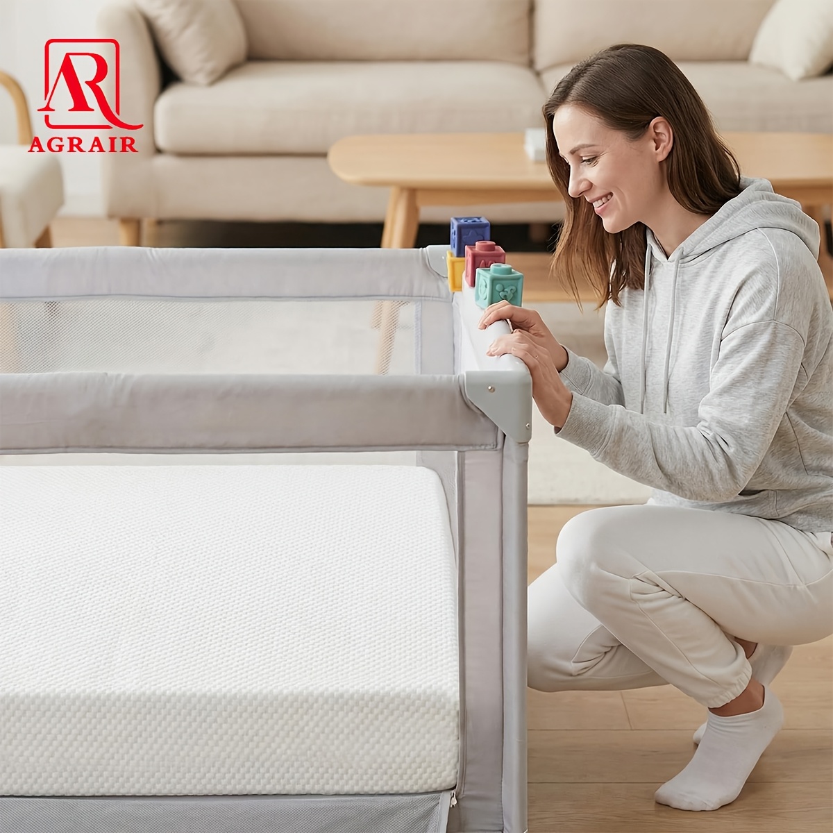 Premium Crib and Toddler Mattress, Comfortable and Breathable