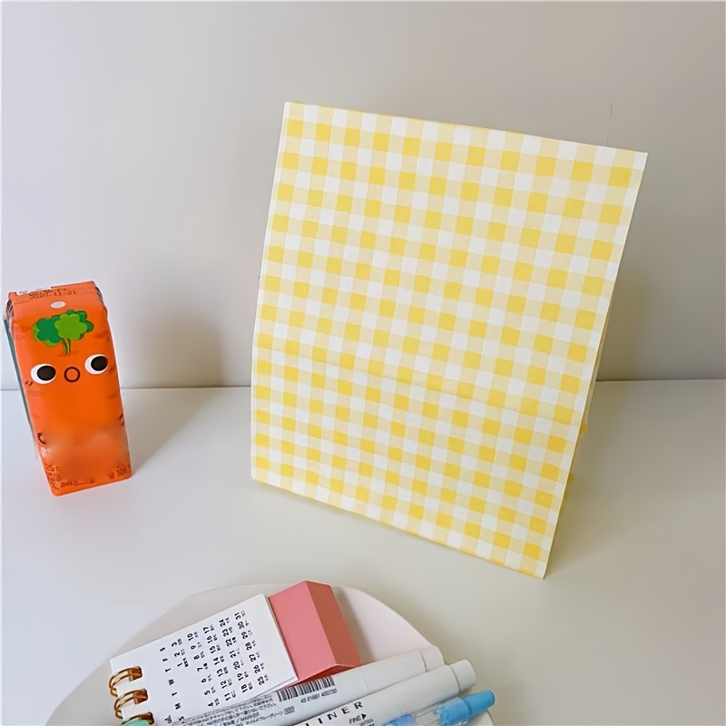 TEMU 9 Bolsas de Regalo de Papel a Cuadros, 23x15x8cm – Bolsas a Cuadros en , Naranja, , Verde y para Fiestas, Envoltura de Regalos, , y Decoraciones