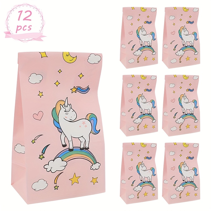 Image of Gift For Her/him Set Of 12 Colorful Gift Bags, Party Box Packs, Ideal For Small Businesses, Shopping, Parties, Weddings, And Birthdays. Perfect For Crafts, Party Favors, And Decorations