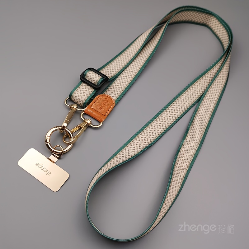 TEMU Long Mobile Phone Lanyard, Diagonal Shoulder Hanging Neck Mobile Phone , Universal, Adjustable Length, Detachable - -loss Strap