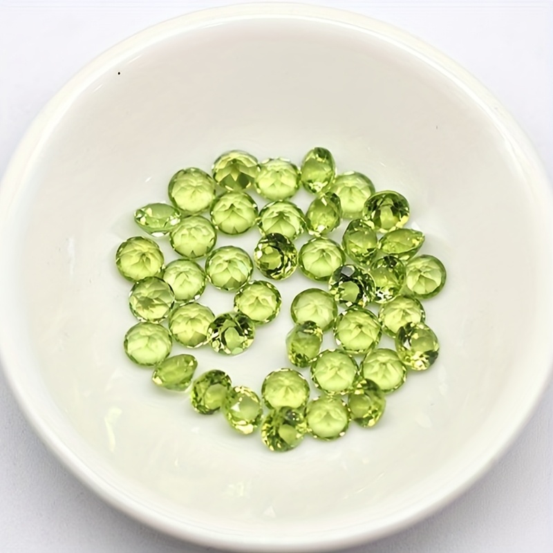20pcs Peridot Cabochons for Pendant Necklaces