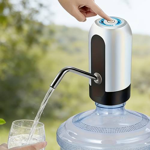 3 pack electric water pump kit water pump usb charging cord and water suction tube usb rechargeable portable water dispenser pump compatible with 11 36 18 93 liter water jugs works for plastic and glass water containers water