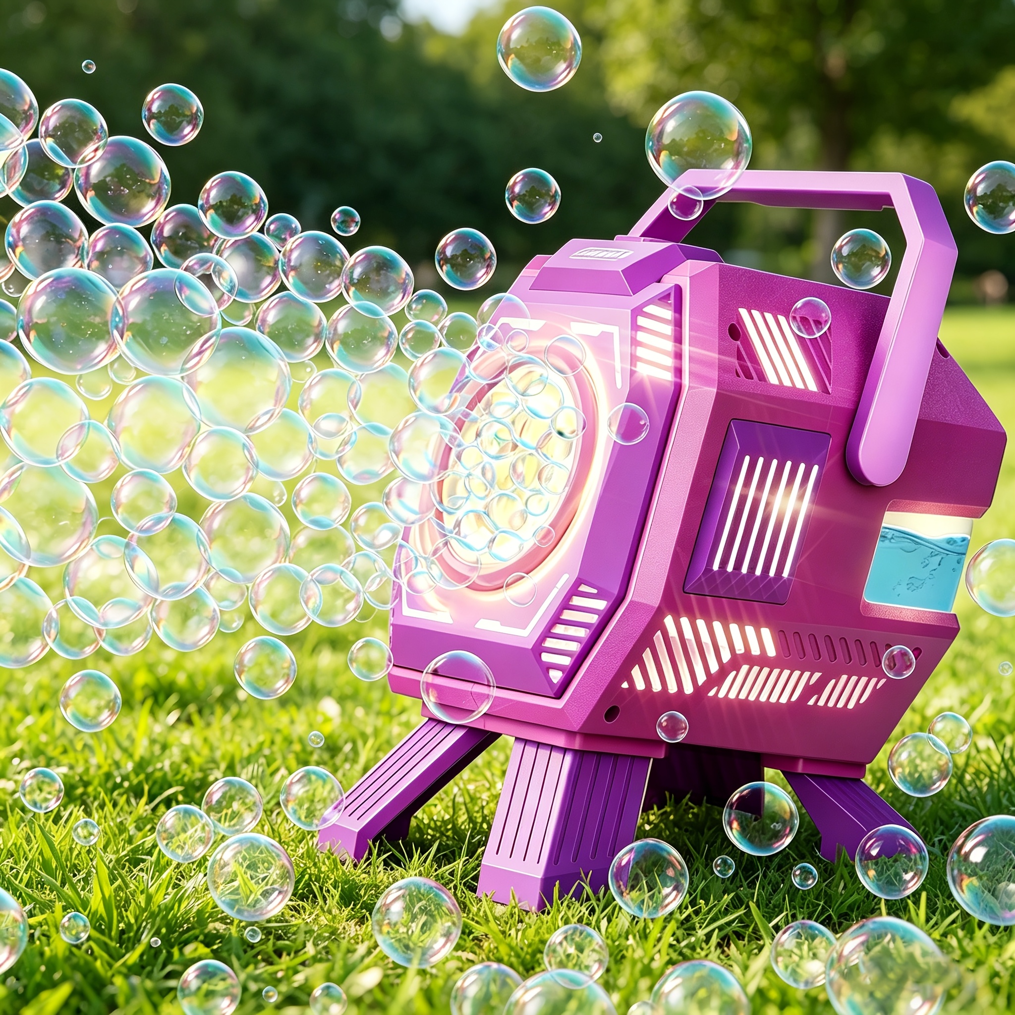 new high   machine with tripod and handle   strong bubble output 3 childrens gift multiple colors  