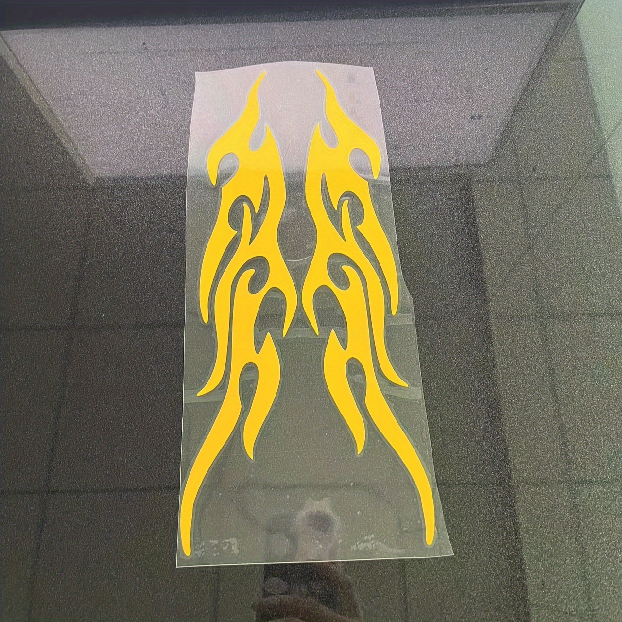 Car Sticker Modified Flame Car Stickers Bumper Hood Rearview - Temu