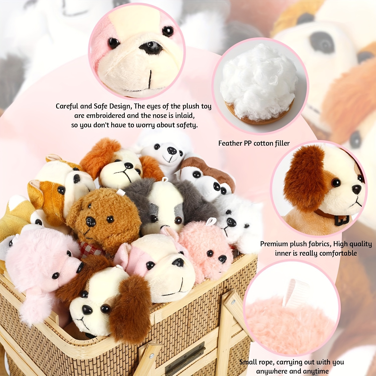 Small stuffed animals in bulk on sale