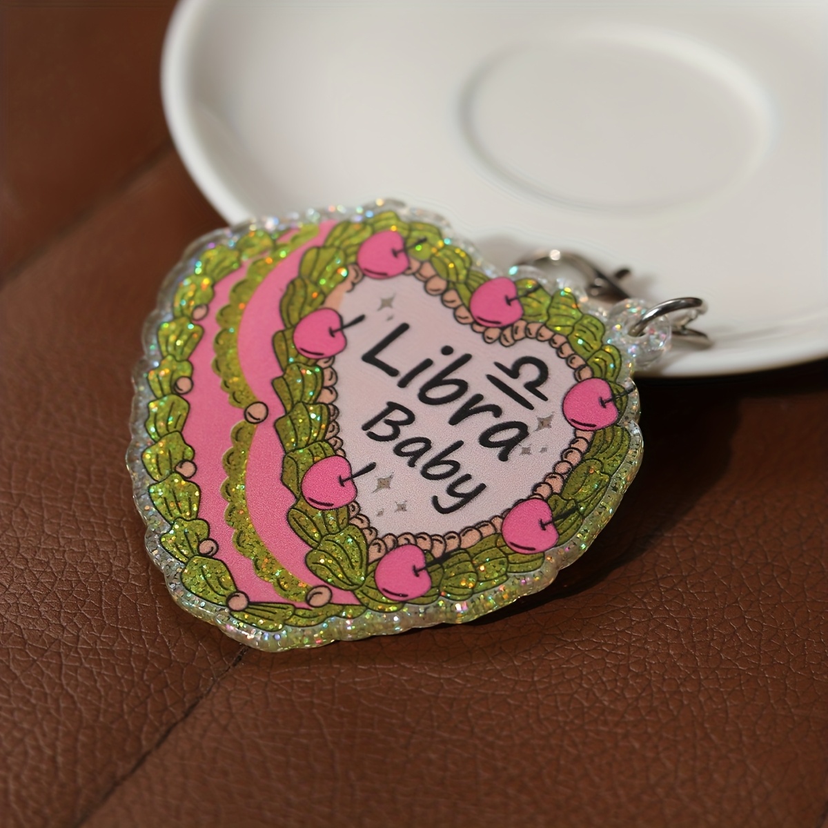 Heart Cake Keychain