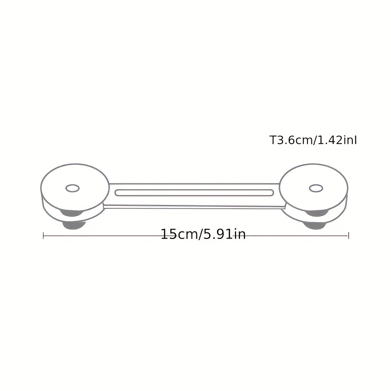 5pcs Transparent Drawer Safety Locks, Polyethylene, White, Secure Locking Mechanism for Cabinets, Drawers, Toilets, and Refrigerators, Childproofing Essentials | Transparent Lock | Bpafree Material, Drawer Lock