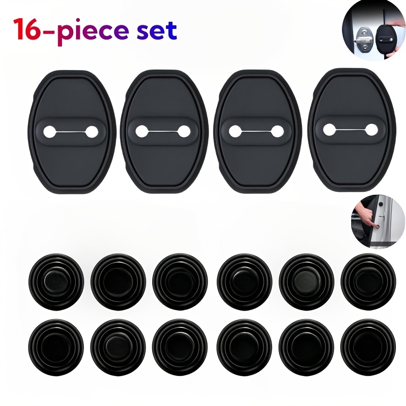 TEMU Kit de amortiguadores para puerta de coche Skoda de 16 piezas – para Octavia//Superb//Citigo/Rapid y más, protección anti-colisión y