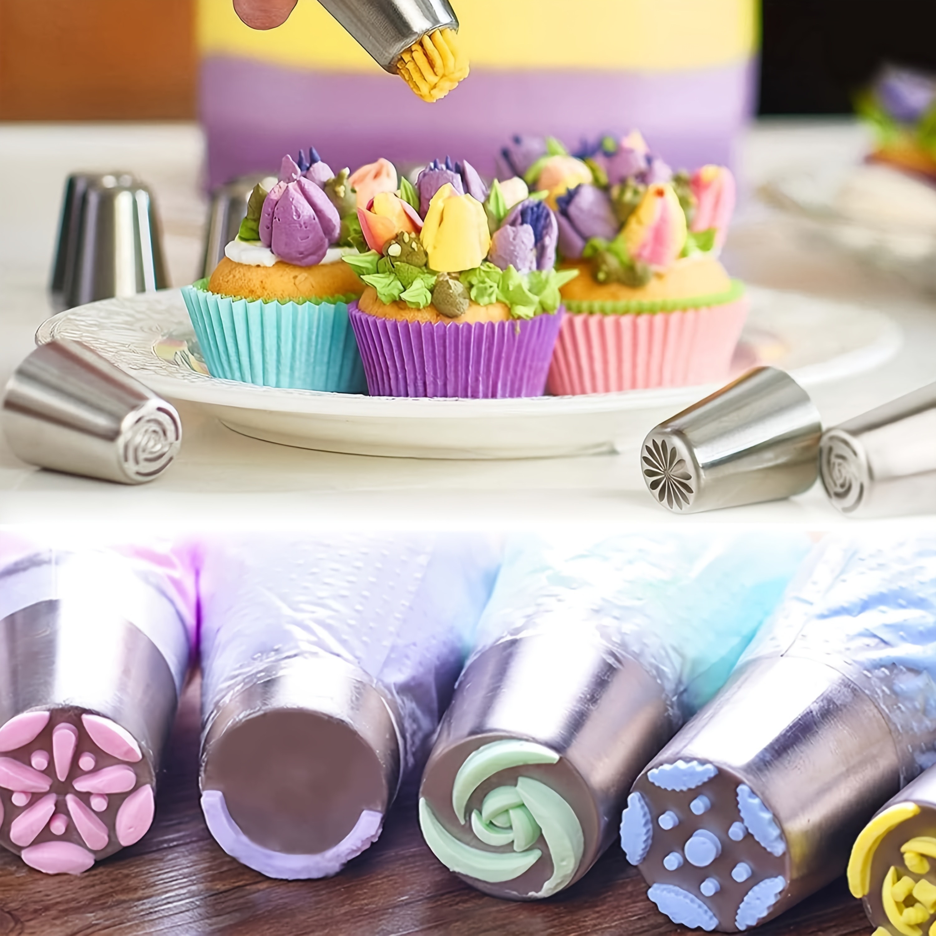 Piping Bag Piping Tips And Designs Cake Decorating Tips Wilton 4b