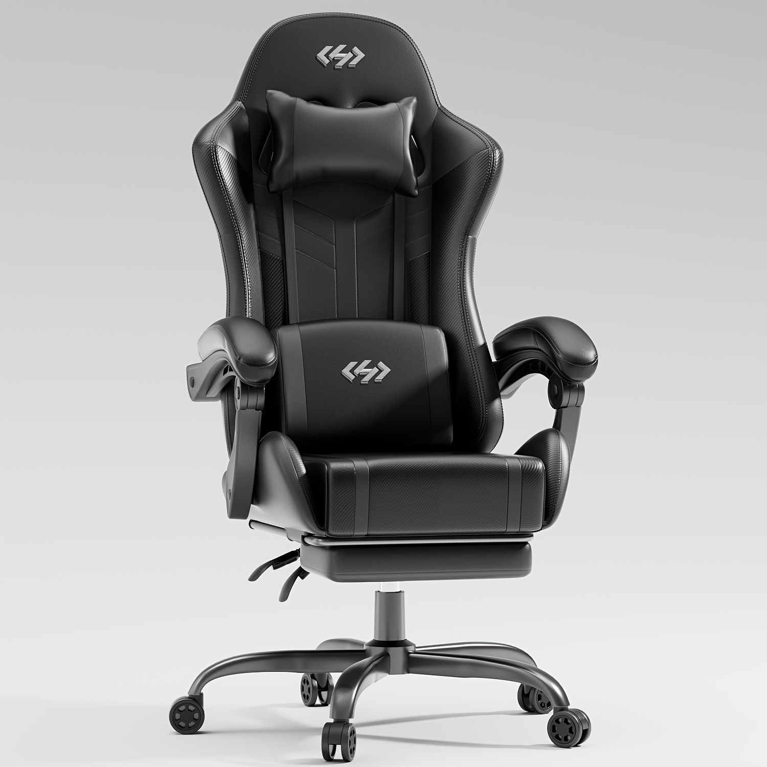 Recent verbeterde gamingstoel met geïntegreerde lendenmassage