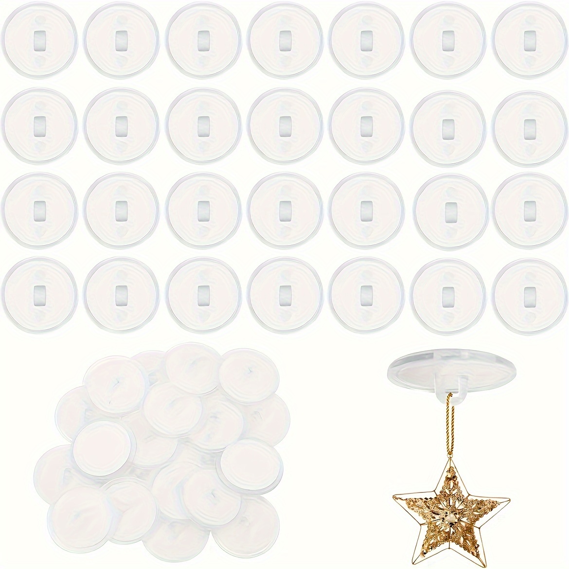 Self adhesive Ceiling Hooks Balloons Decorations Temu