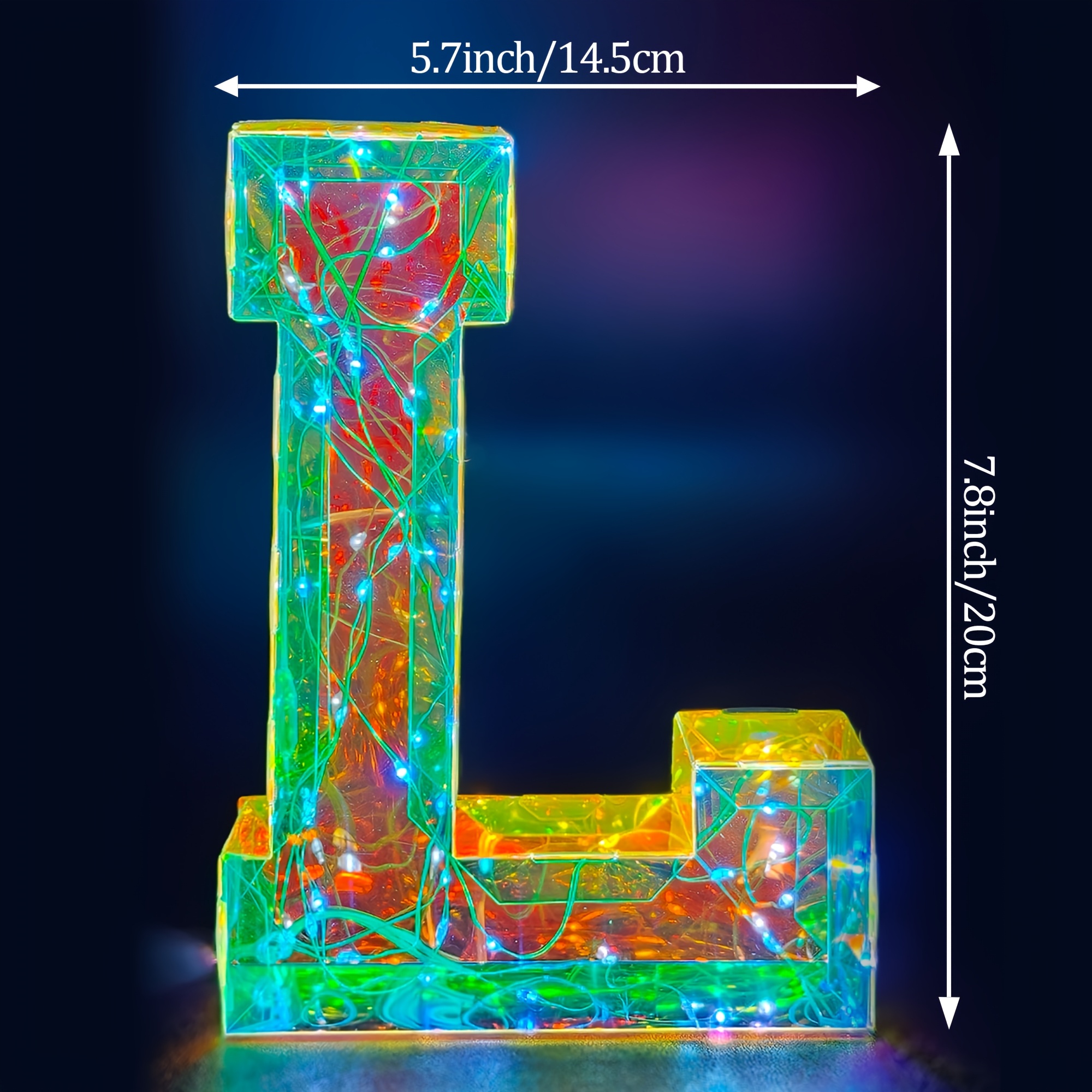 LED Color-Changing Letter and Number Lights