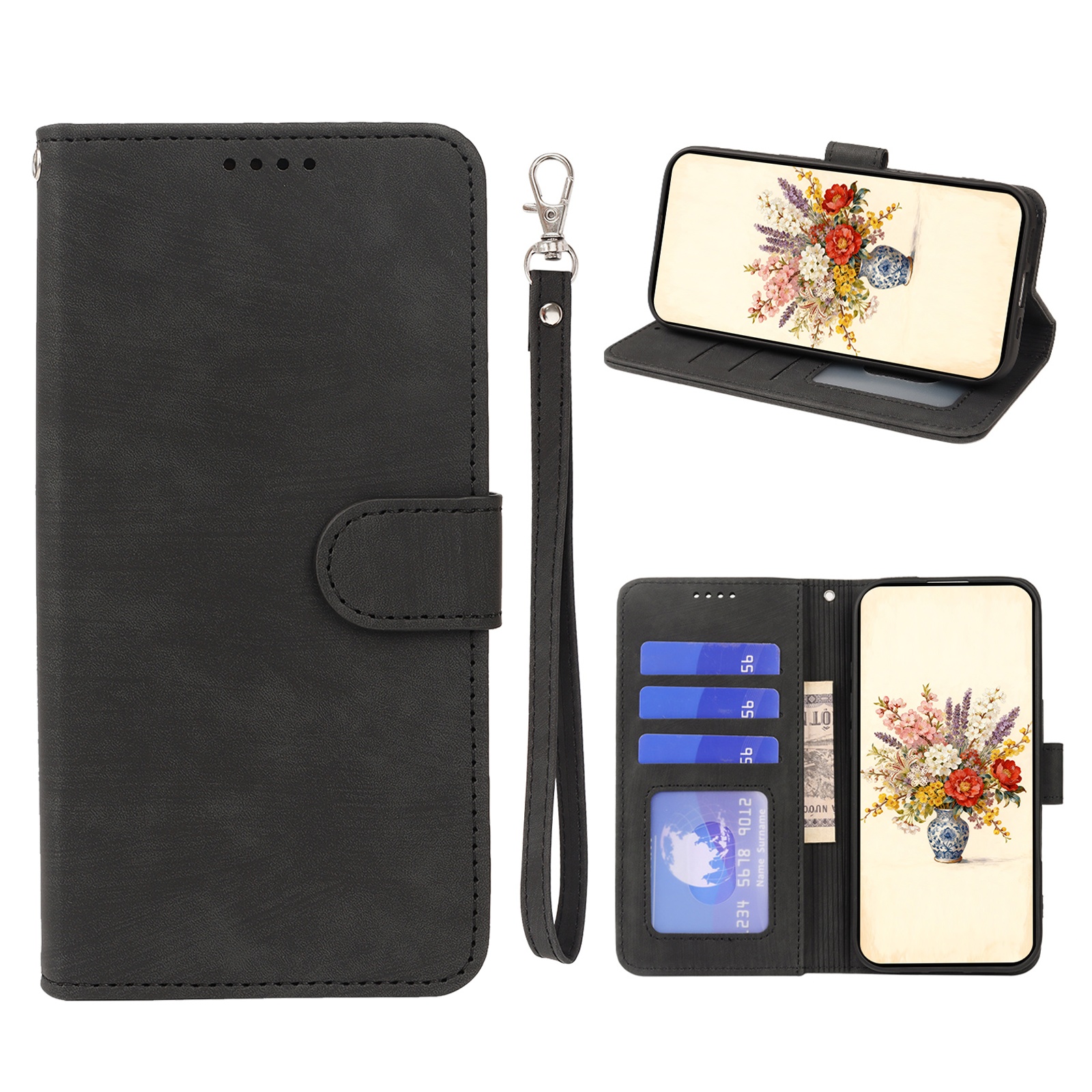 TEMU Phone Case - This Phone Case Is Designed For The For Redmi Note 15 Pro 4g/15 Pro 5g/15 Pro  5g, Featuring A And 3 Slots For Credit Cards.