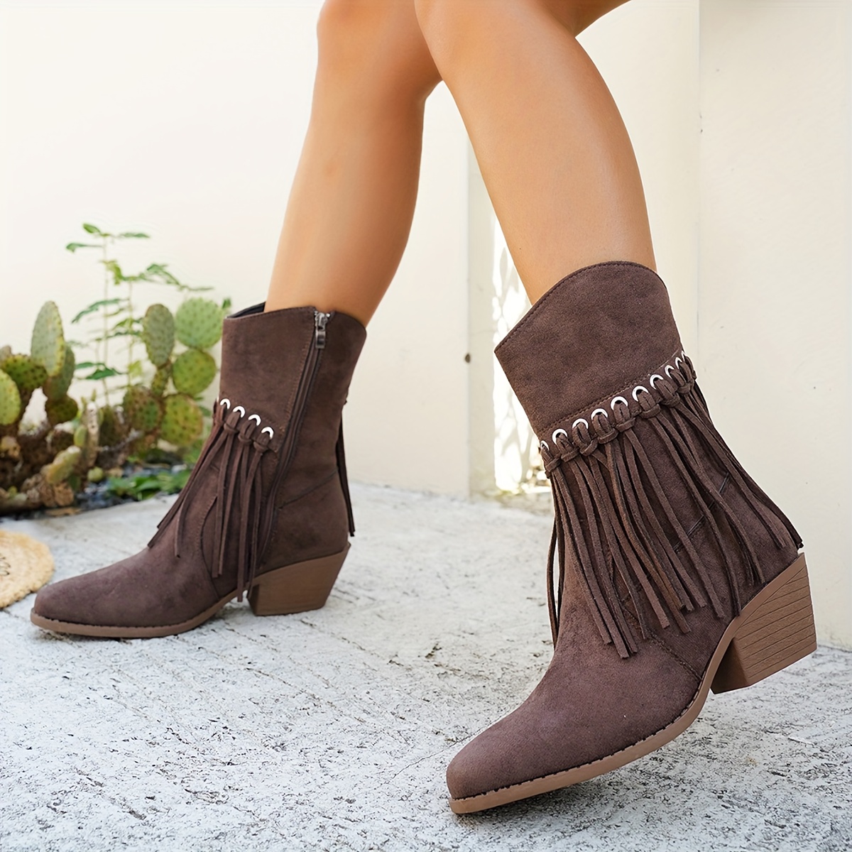TEMU Women's Autumn/winter Ankle Boots, Women Shoes