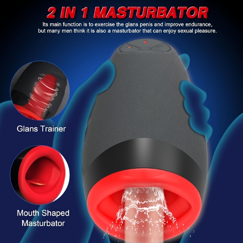 male masturbator temu Cock-Head And Shaft Massager