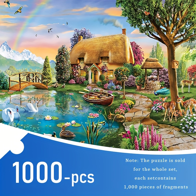 

1000pcs Adult Puzzle, 50*70cm/19.7*27.6in And Paper Puzzle For Diy Lovers Art Decoration Painting