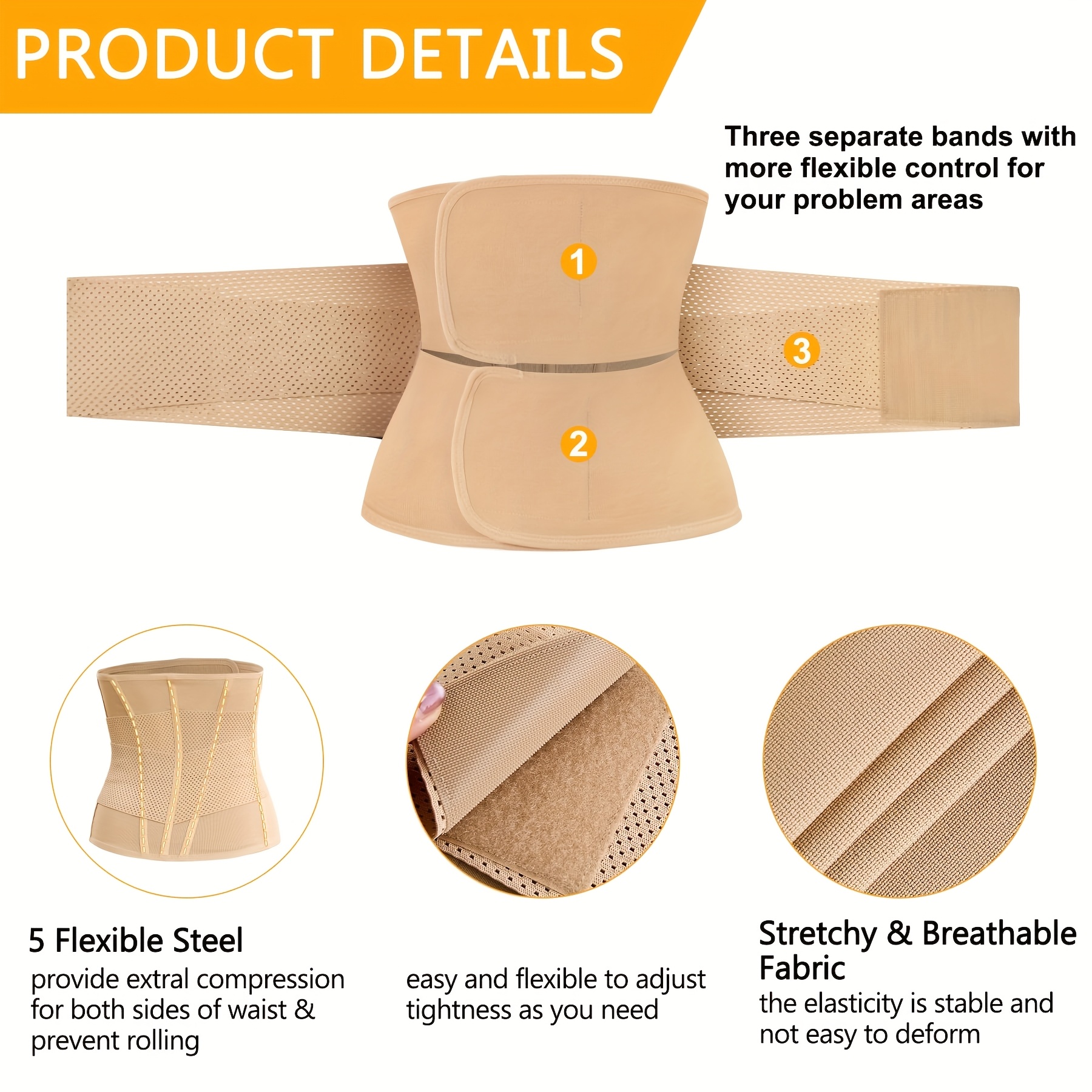 BVIMEPOS Waist Trainer Back View