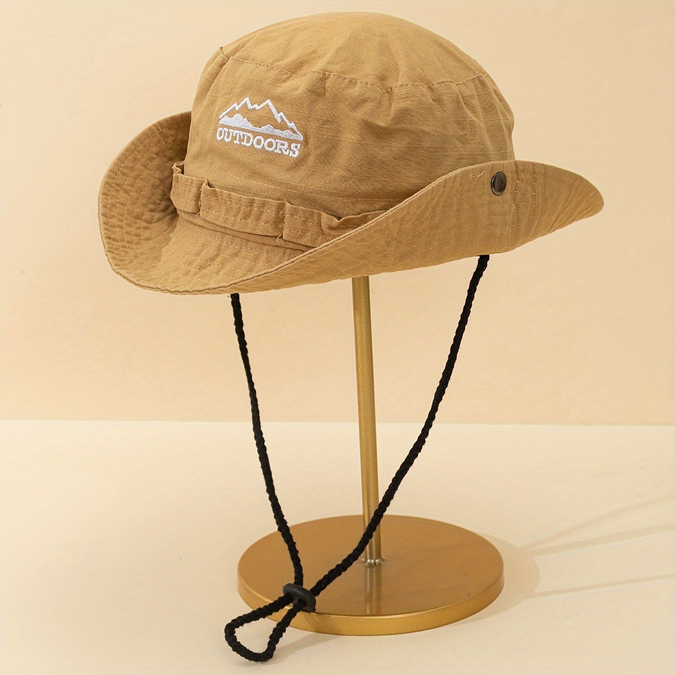 1pc Waterproof Bucket Hat Packable Bag Basin Hat Summer Thin Quick-drying Outdoor Mountaineering Hat Men Sun Hat