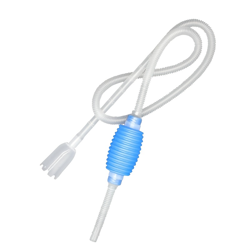 Image of Efficient Durable Aquarium Pump | Change And Sand Cleaning Tool With Flexible Hose And Accessories, | Handle, Without Battery