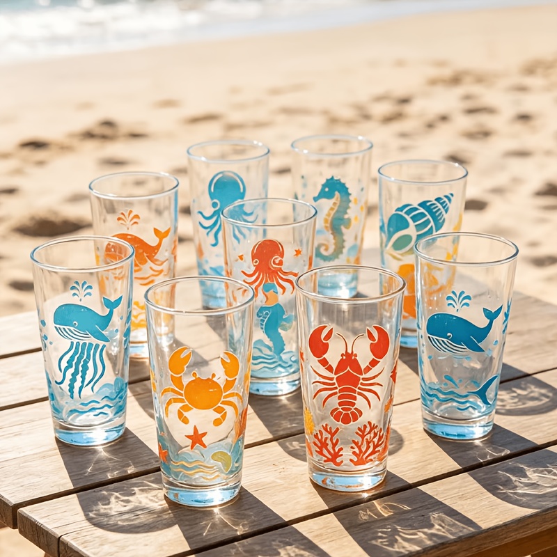 16 Reusable Marine Life Stencils for DIY Crafts