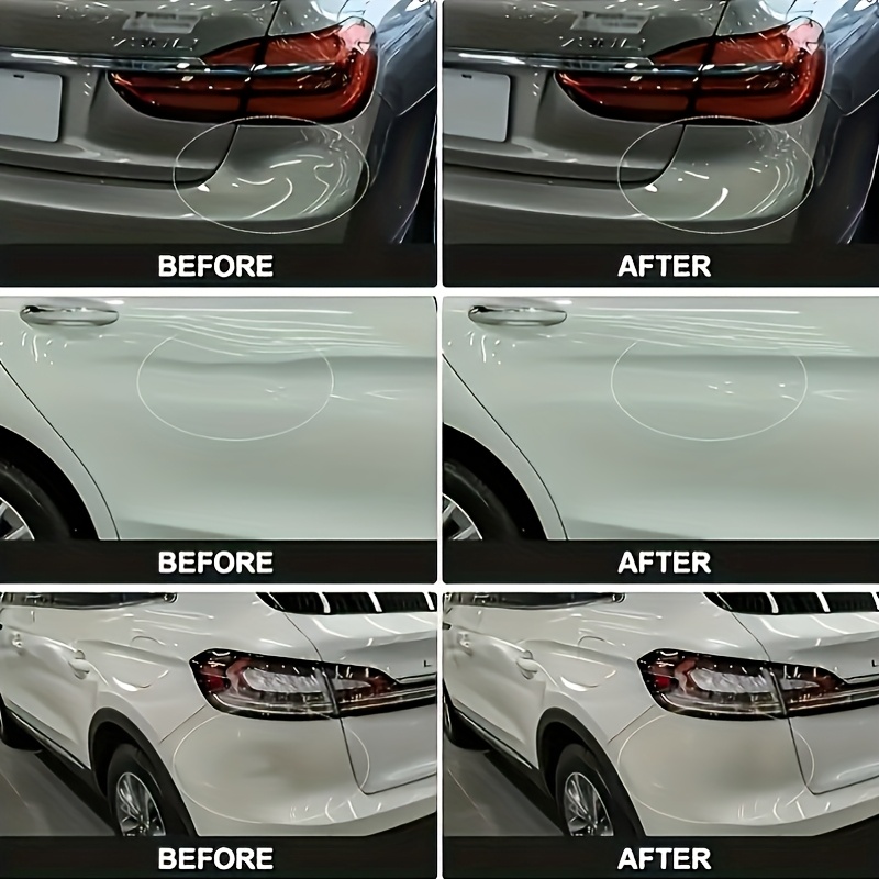 paintless dent repair kit professional body dent puller with 18 tabs mats   dent removal tool for doors hoods non paint damage   body repair essential Product details 4