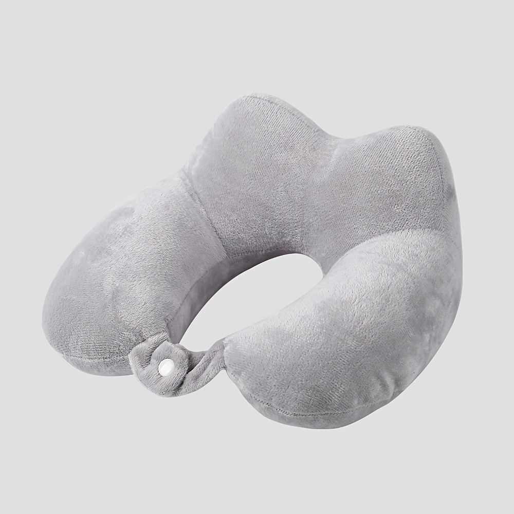 TEMU U-shaped Travel Neck Pillow, Office Nap Neck Support Pillow, Cartoon Cat Ear Neck Pillow, Portable Travel Neck Pillow