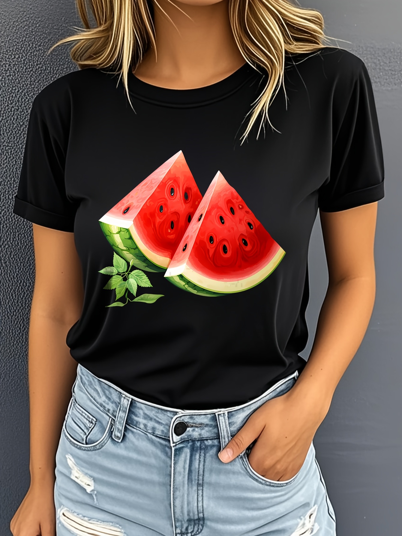 watermelon shirt sold on Temu United States