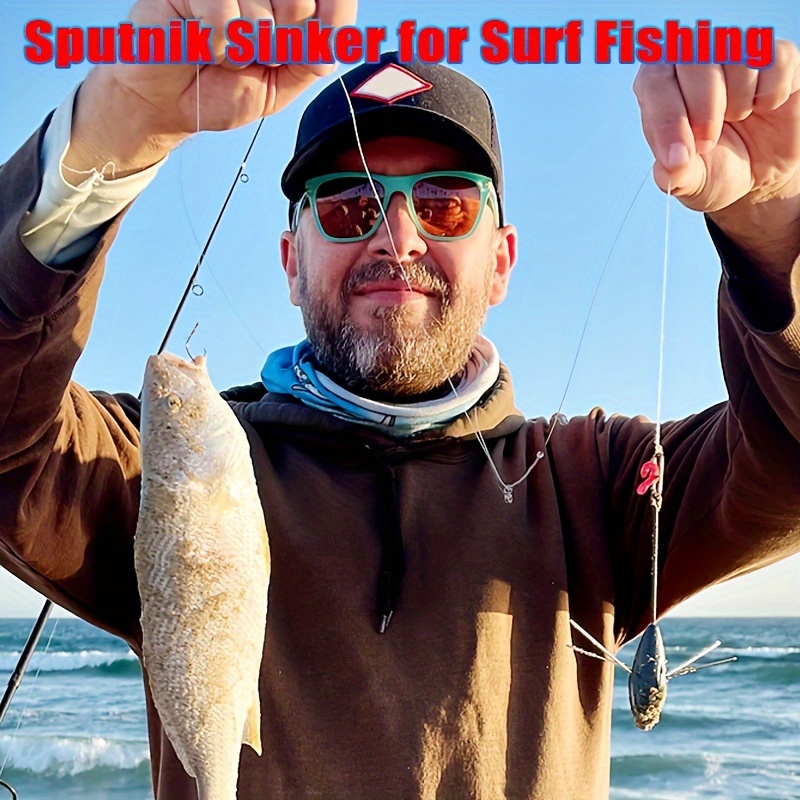 Sputnik Sinker Long Tail Fishing Weights Saltwater Surf - Temu