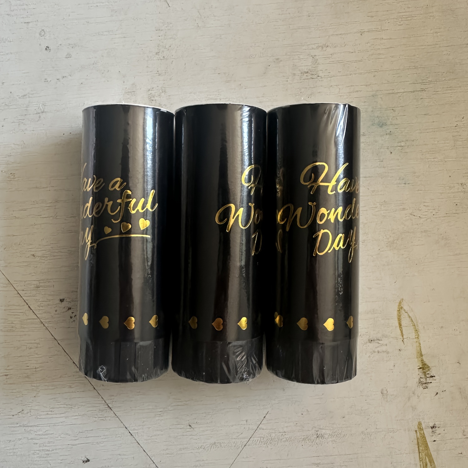 Image of Spring Fireworks Handheld Twist Launcher In Black And Golden For Birthday Party, Graduation, Wedding, Grand Decoration