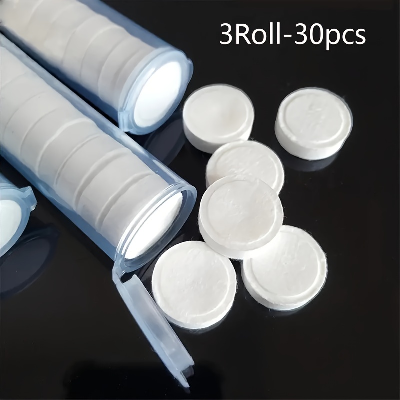 Image of Portable Compressed Towel, 30pcs/60pcs, Disposable Mini Face Towels, Space-, Quick-expanding Non-woven Fabric. Suitable For Outdoor Camping, Home Use, And Travel—perfect Gift For Adventurers