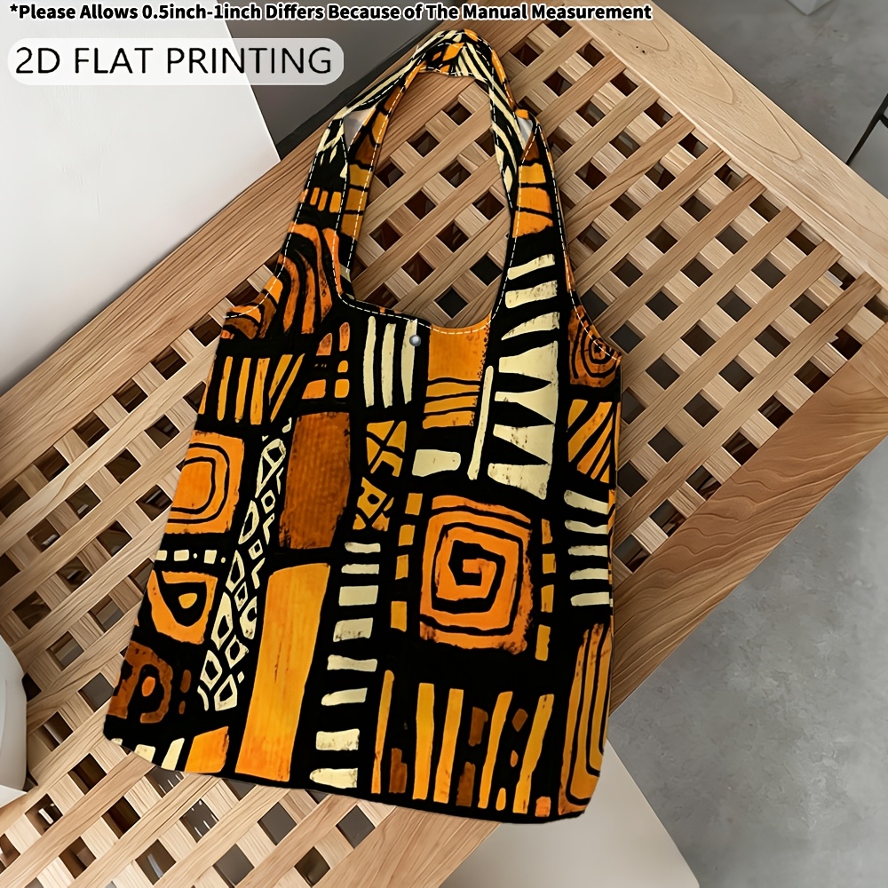 TEMU 1 pz Borsa da donna, Grande borsa tote con motivo astratto di dea per donna, Borse da donna, Borsa cosmetica, Borsa tote, Borsa per resistente ,