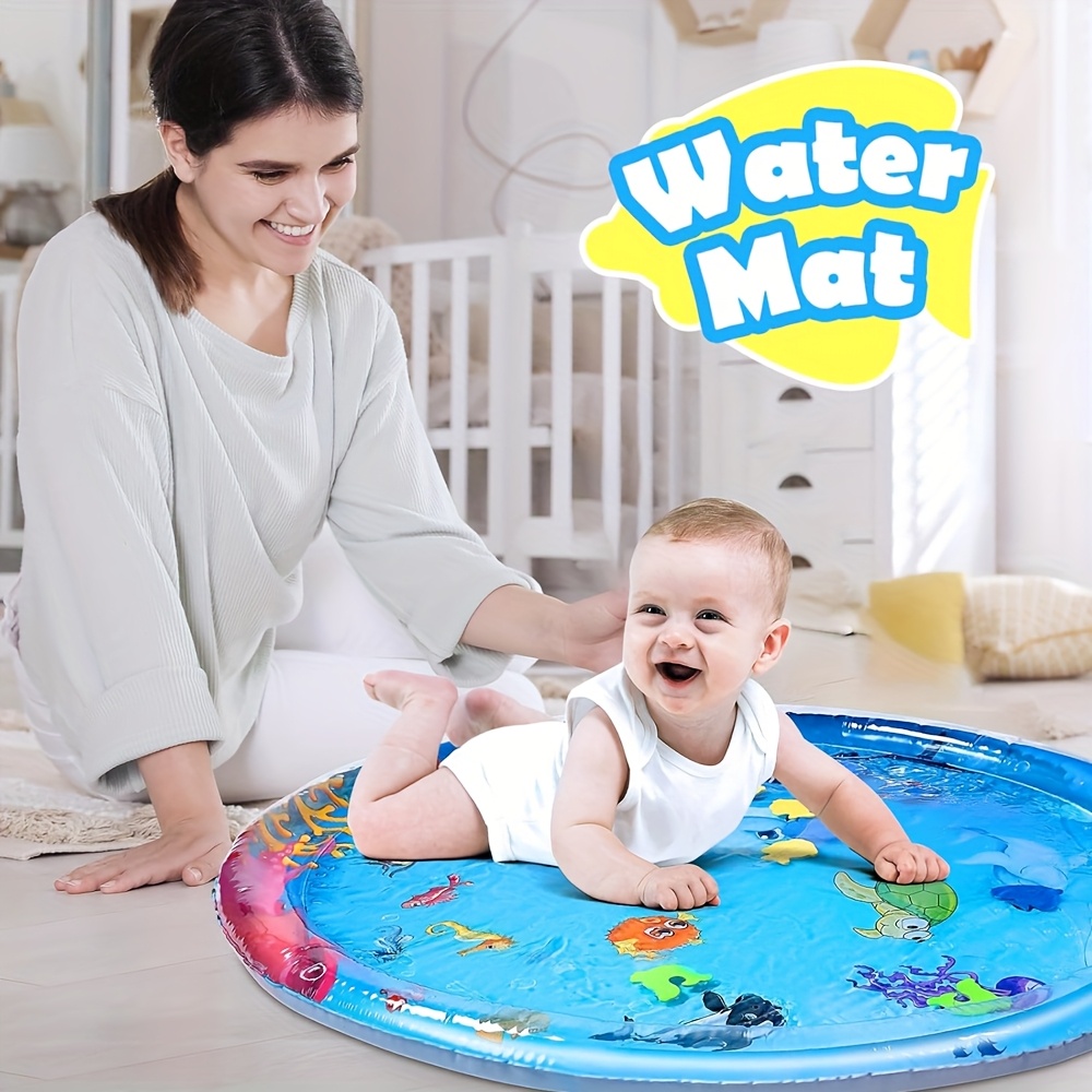 a round inflatable   mat   infants as   mat early education crawling pad and suitable as a birthday or holiday gift 0