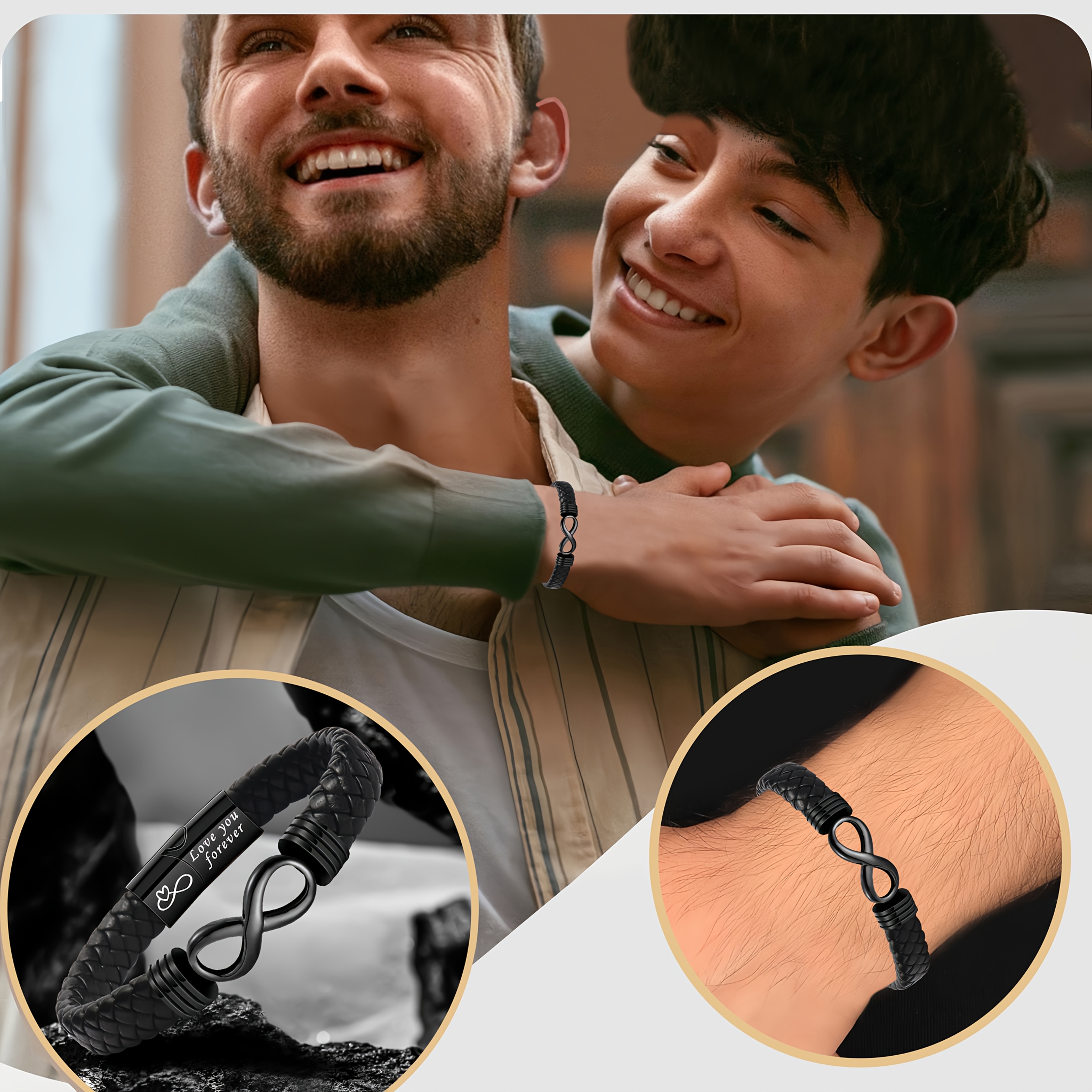 Men's Graduation Season Charm Bracelet Gift