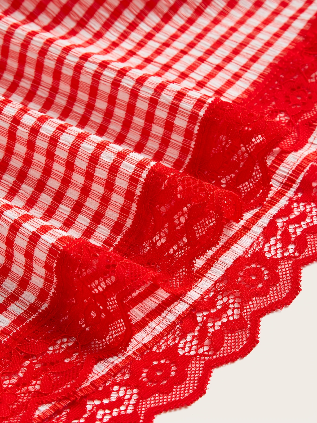 Robe jupe de plage rayée rouge et blanc strip m Rouge blanc