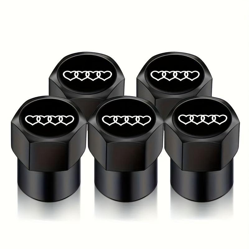 Image of Universal Wheel Tire Valve Stem Cap Seal Dust Cover, Air Valve Caps For Trucks, Bicycles, And Automotive Accessories, Unisex