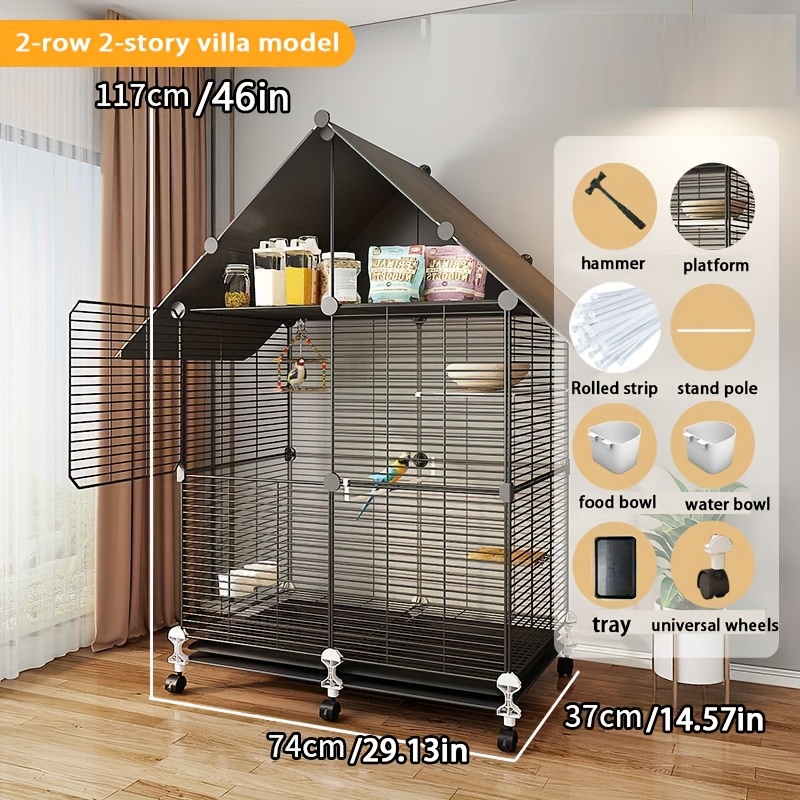 

Luxury Cage , Spacious And , With Features, For Bird , Ideal For Parrots, , And