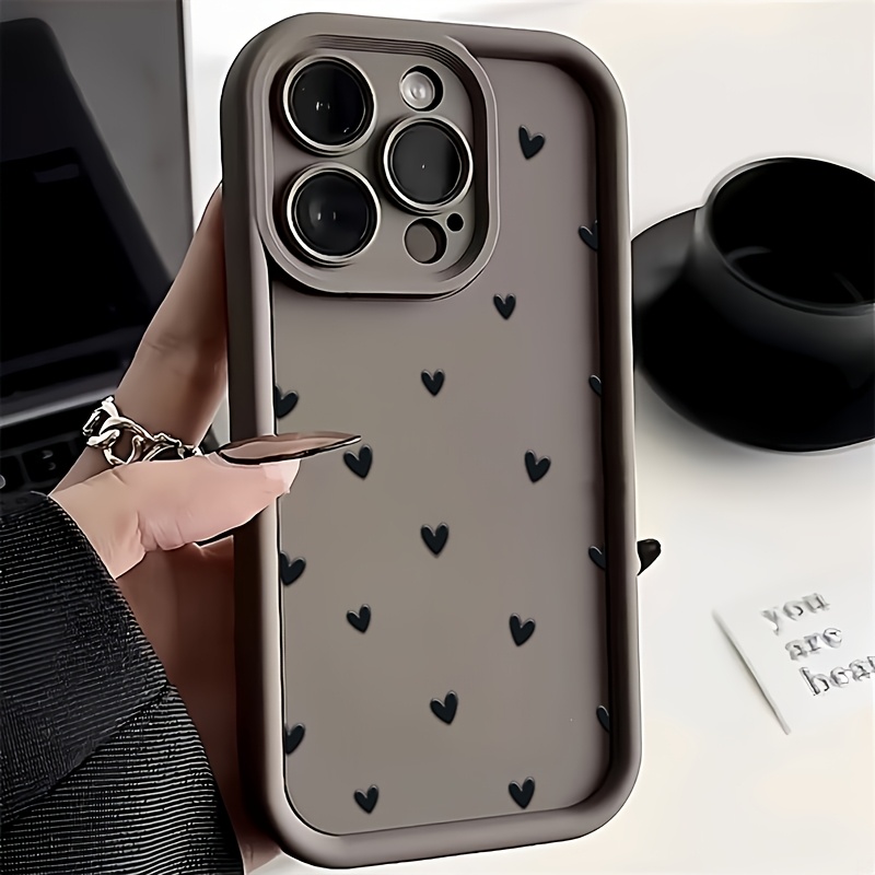 

Mobile Phone Case With Light Brown Bottom: Simple Illustration Of Suitable For 15, 14, 13, 12, 11 Pro Max, Xs, Xr