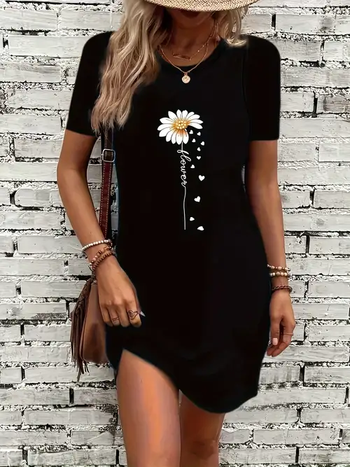 women's t-shirt dress loose fitting v neck short sleeve side split striped long dress for summer - women's clothing - Temu women's t-shirt dress loose fitting v neck short sleeve side split striped long dress for summer - women's clothing - Temu