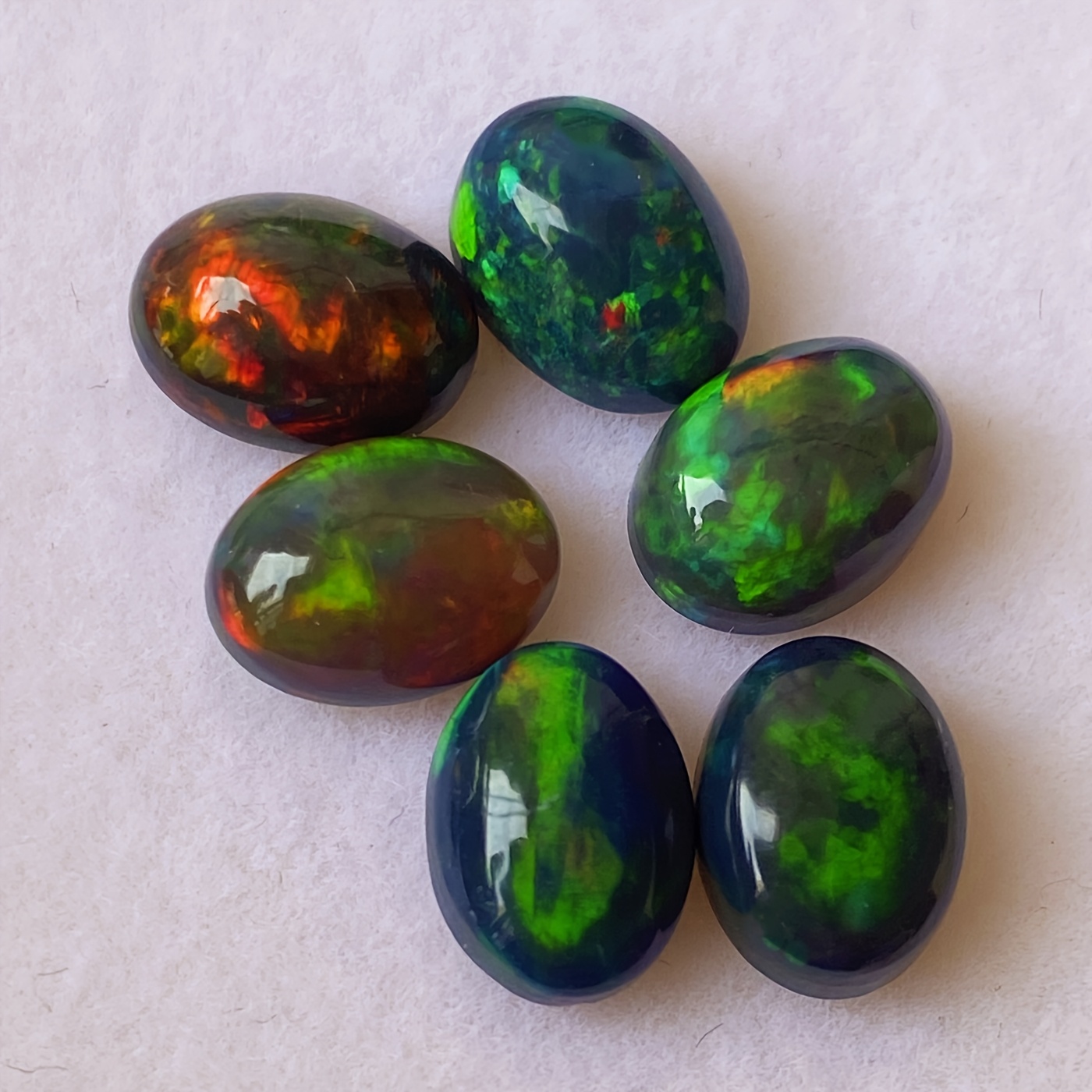 

Natural Opal Cabochon Ethiopia Opal For Jewelry Making Loose Natural Opal Stone For Handmade Jewelry