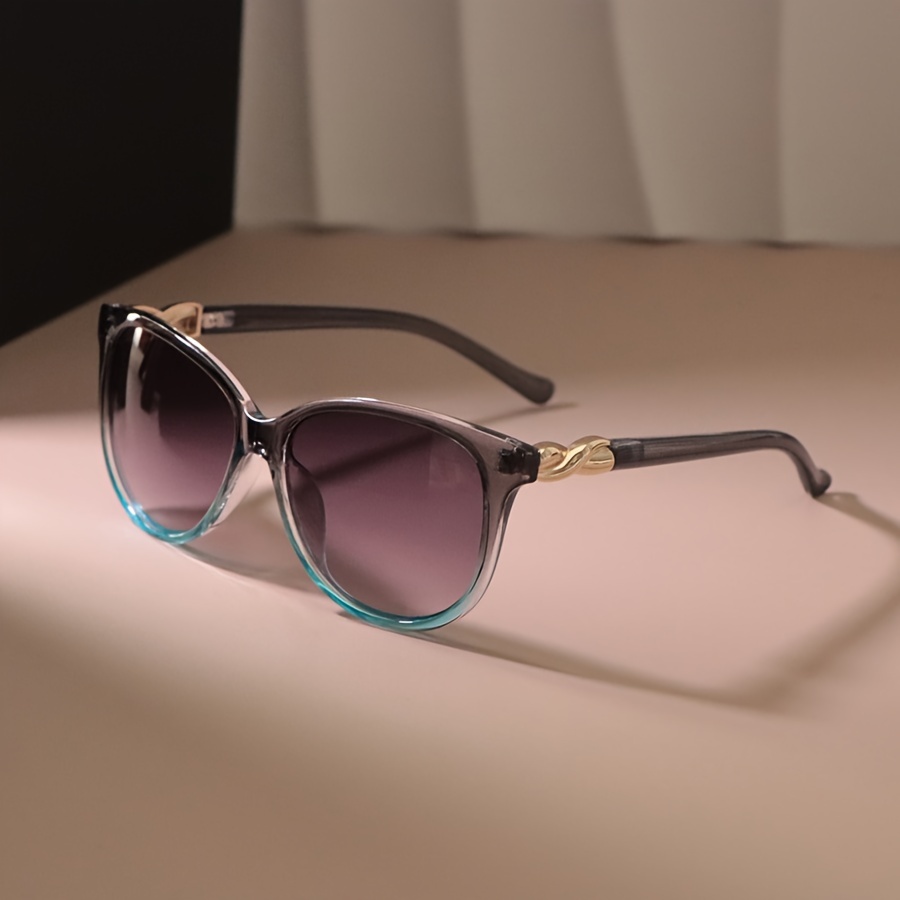 

Retro Cat Eye For Women Pc Color Block Frame Classic Fashion For Driving Travel Beach