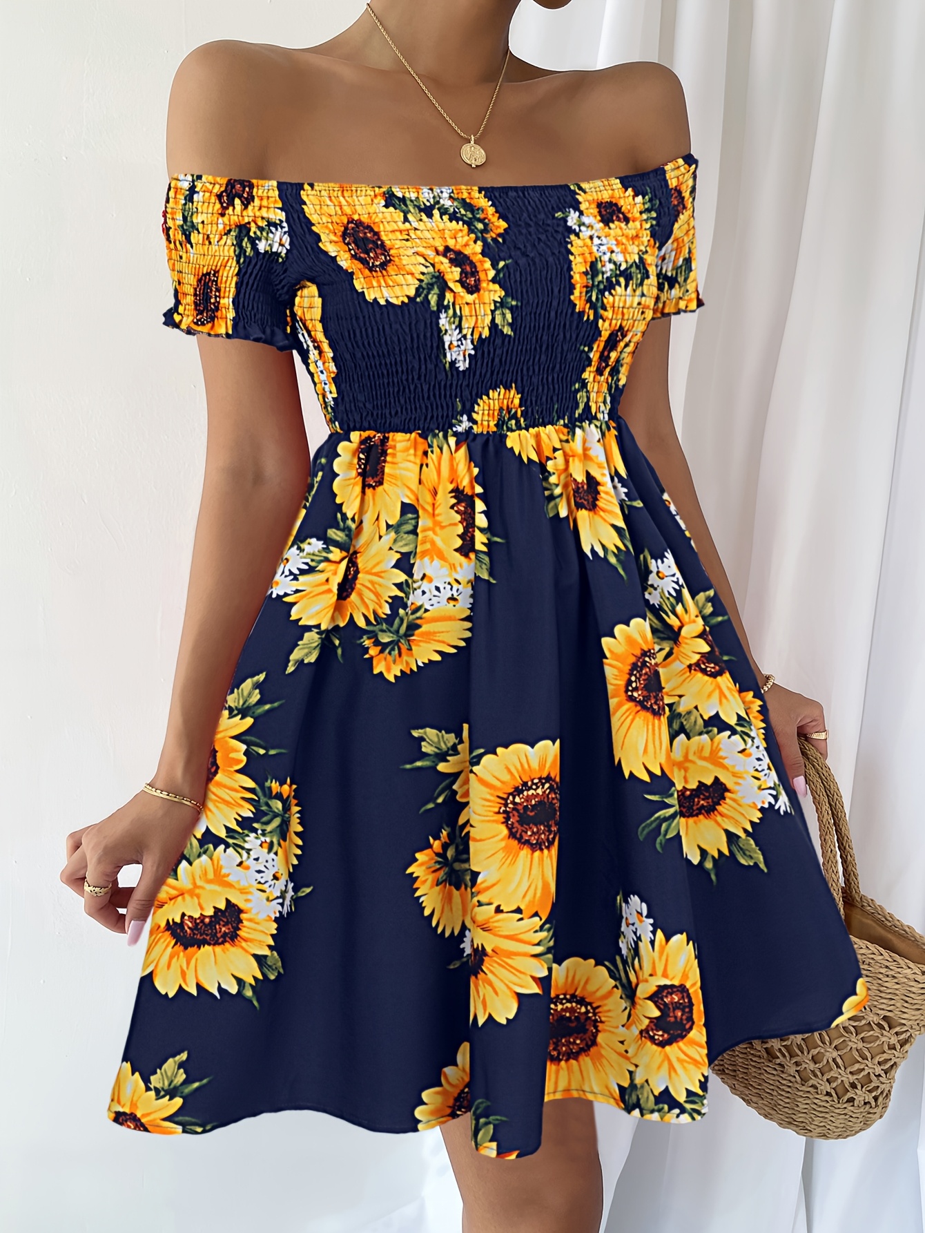 knee length dresses for ladies Carolina Herrera Babydoll Mini Dress  Bluefly