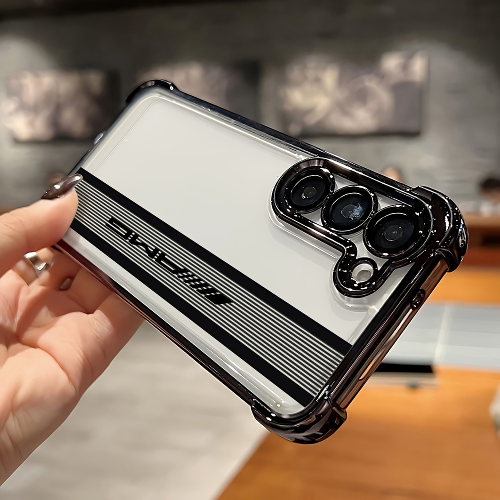 TEMU Phone Case - A Phone Case Featuring The A- Performance Badge, Designed For For Galaxy Models Including S26, S25, S24, And , A Transparent Soft