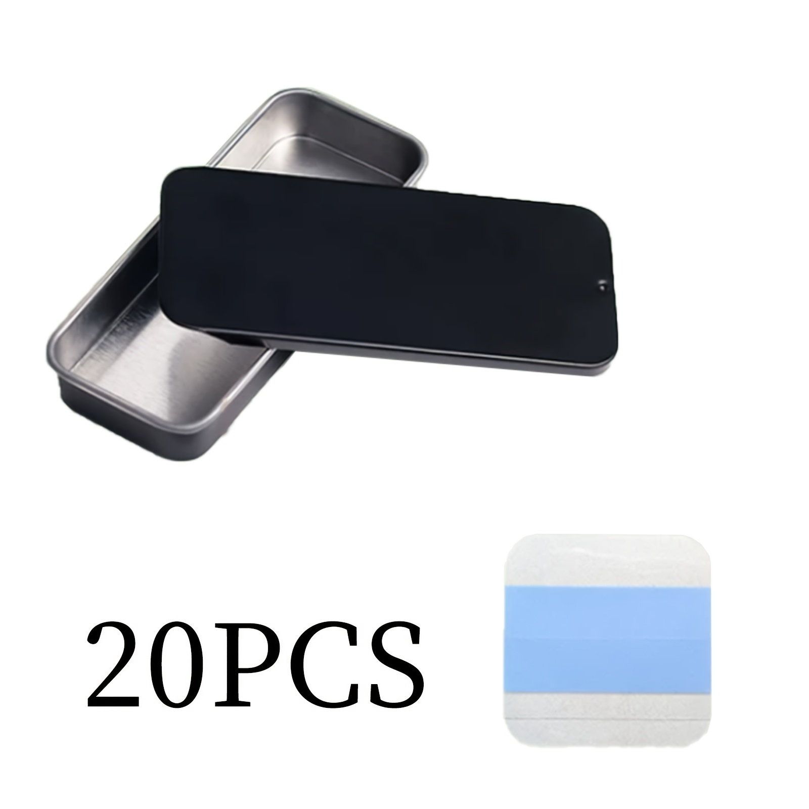 TEMU 20pcs Reeds High Toughness Tear-resistant Ultra-thin Adhesive-free Reeds Professional Performance Transparent Tone Flute Additions With Iron Box