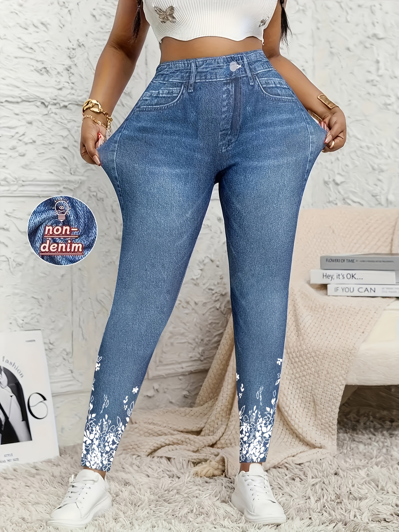 Grote maten,Bedrukte broek