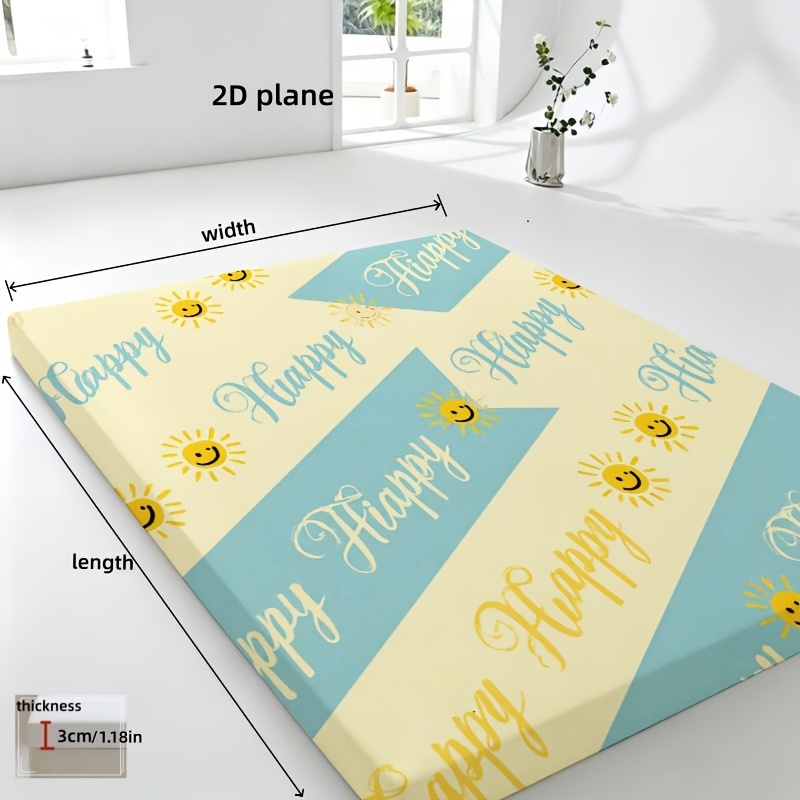 item picture mattress protector pad mattress topper king size double bed suitable for dorm apartment bedroom geometric pattern non slip cushion comfortable breathable and rollable