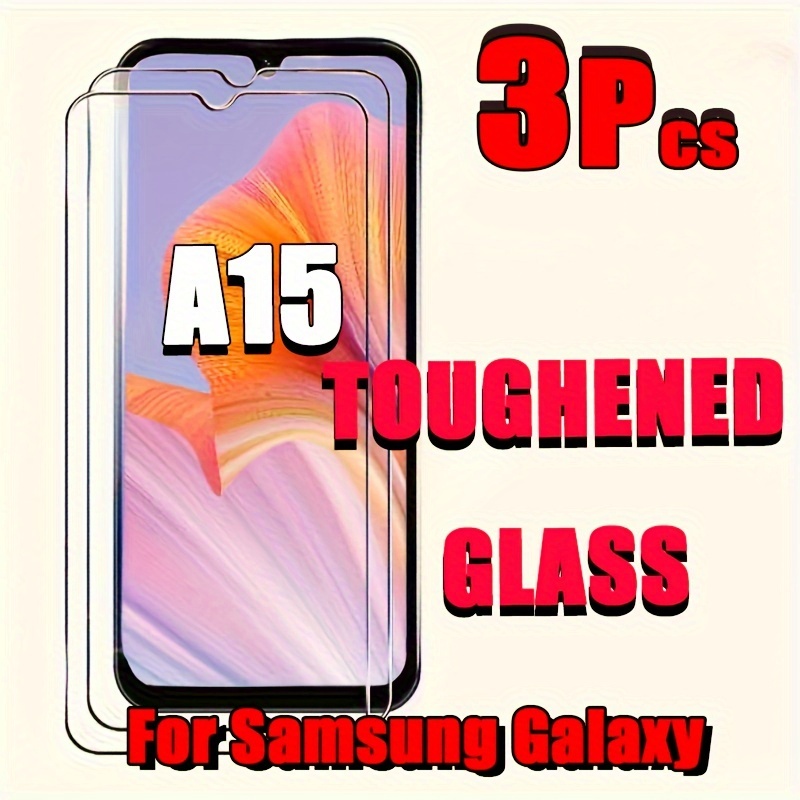 

3 Pieces Tempered Glass Screen Protector For Samsung Galaxy A15 - Light Surface